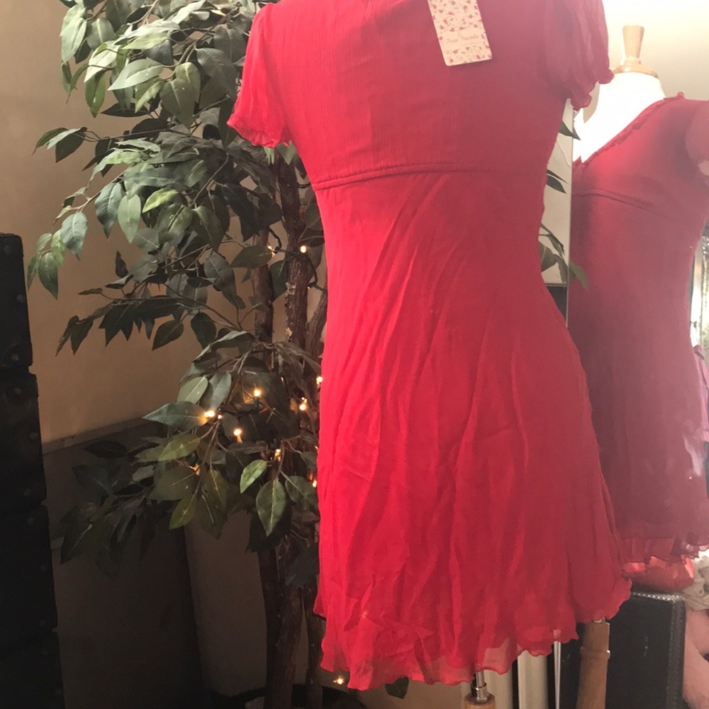 Free People 100% silk mini dress/tunic - Picture 4 of 4